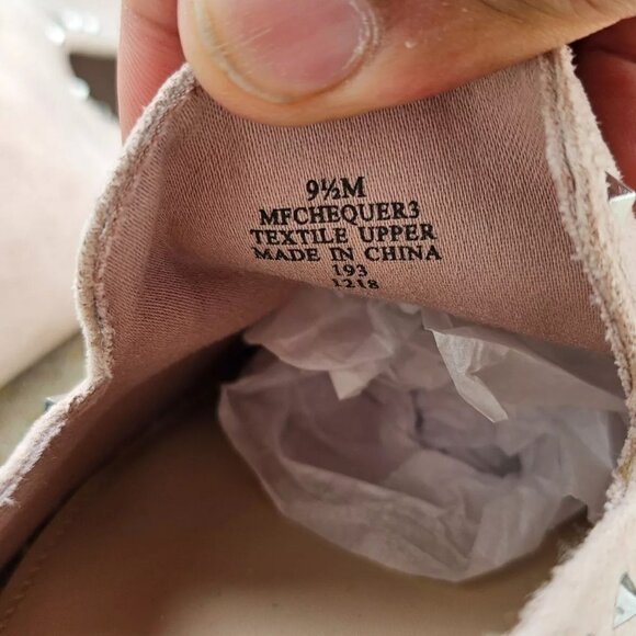 Marc Fisher Women shoes Loafer Slip On Light pink Suede fabric Size US 9.5 - Picture 10 of 11